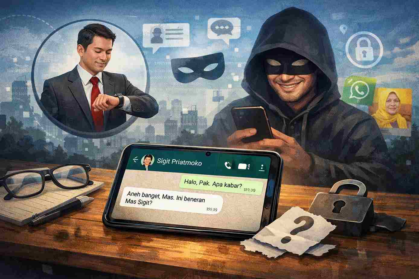 Di Balik Foto Profil yang Meyakinkan 